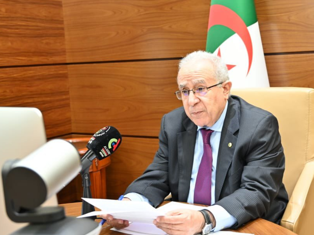 Ramtane Lamamra, ministre des Affaires étrangères et de la Communauté nationale à l'étranger