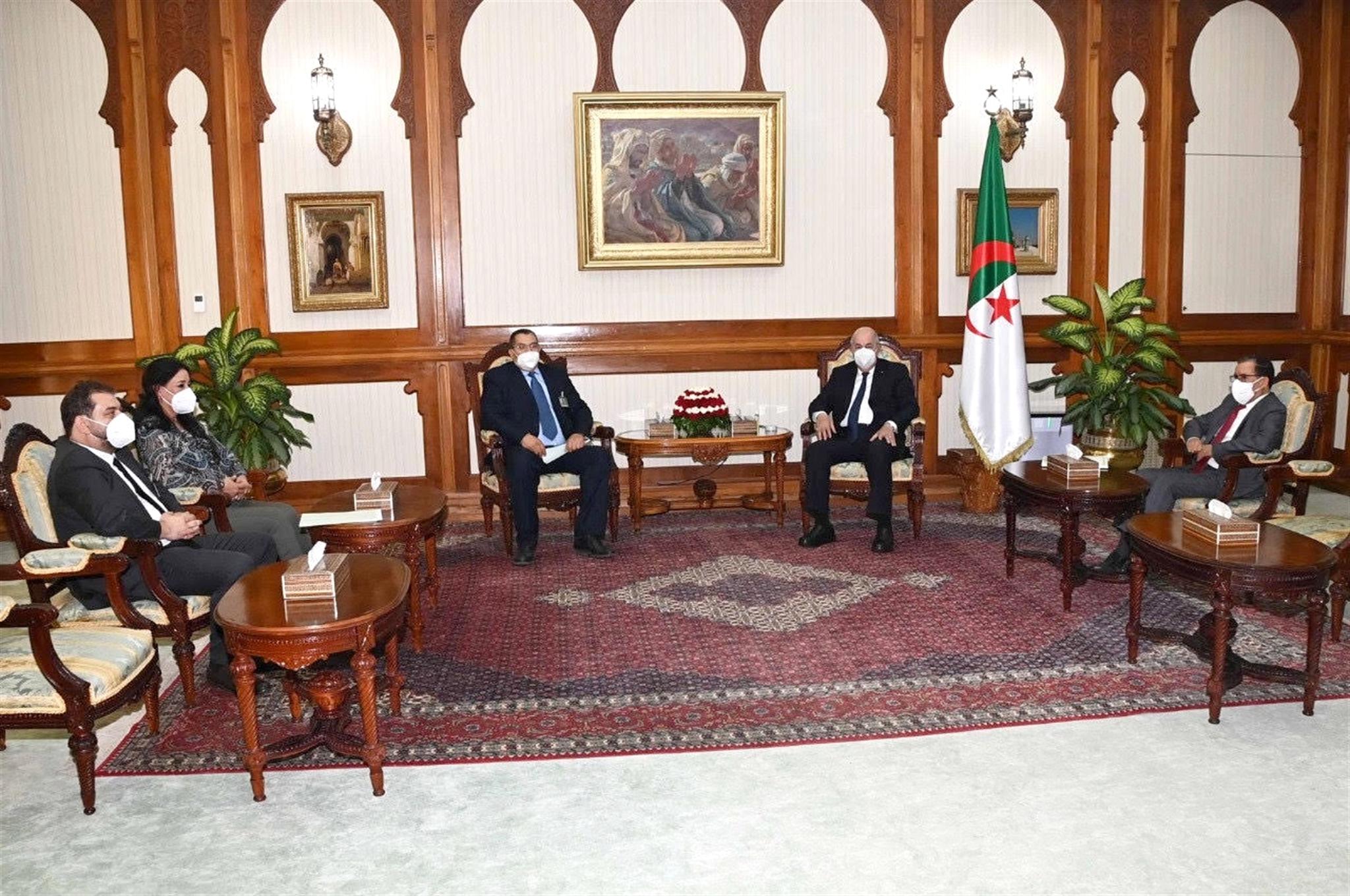 الرئيس تبون-اتحاد التجار