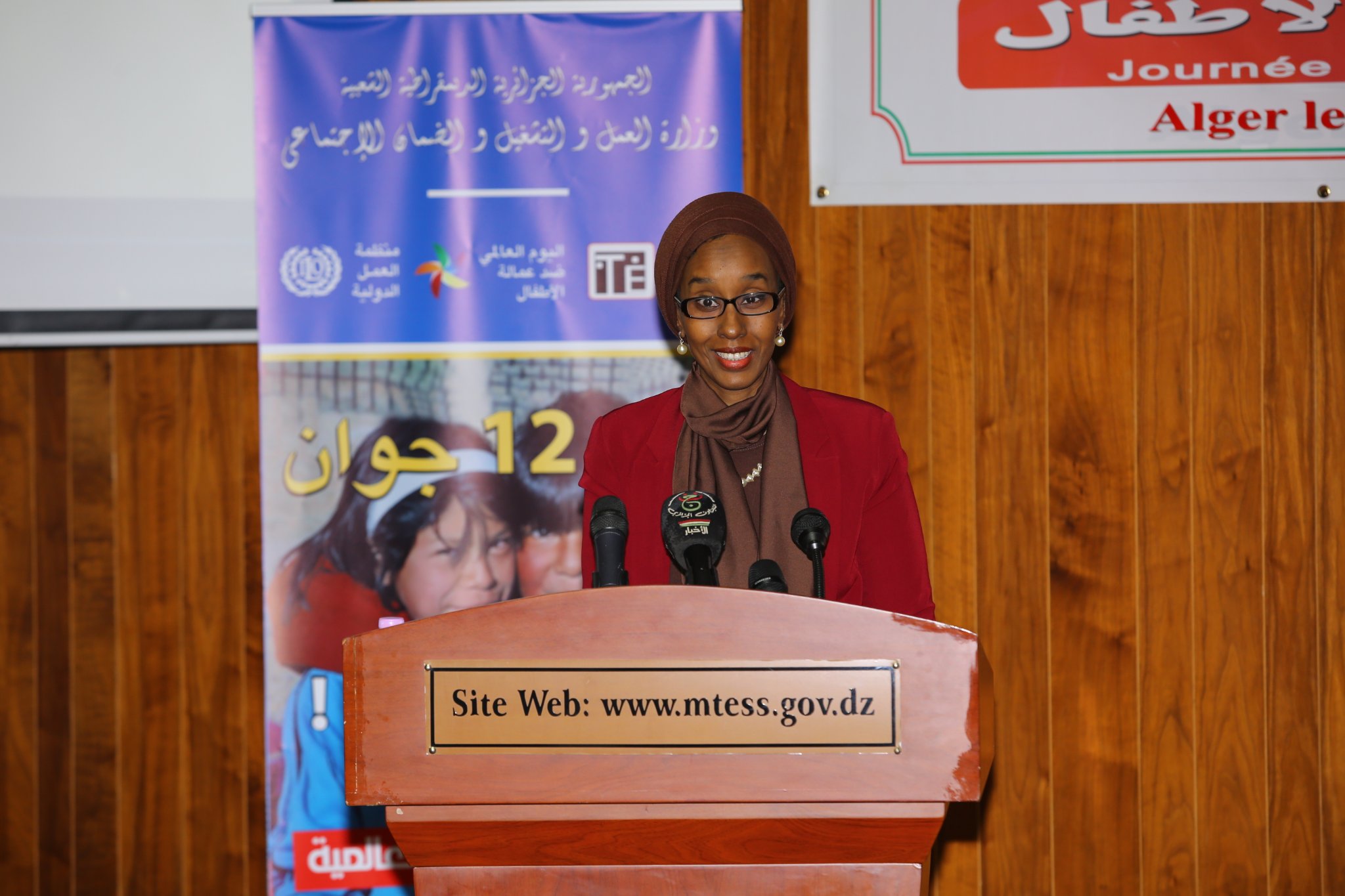 ممثلة مكتب منظمة الأمم المتحدة للطفولة يونيسيف بالجزائر