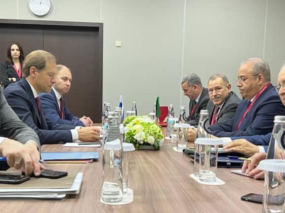 وزير الصناعة زغدار-روسيا