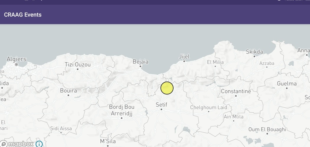 Séisme Sétif 20.07.2022