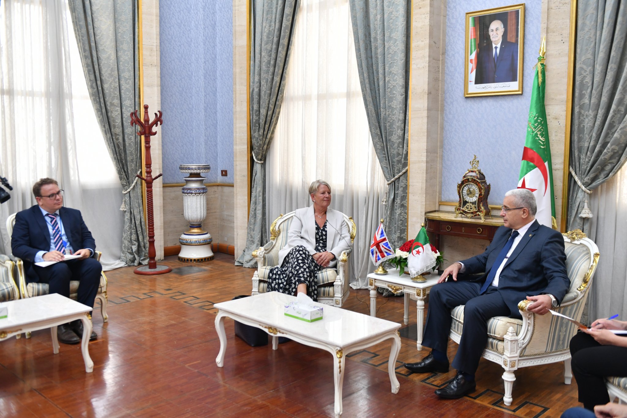 Le président de l'APN s'entretient avec l'ambassadrice britannique