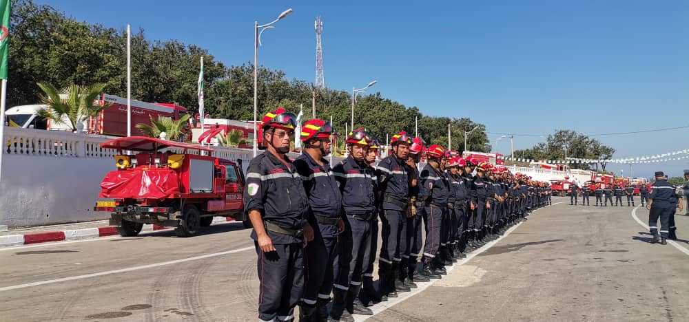 عودة رتل الحماية المدنية لأرض الوطن