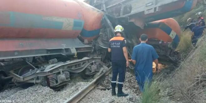 انحراف قطار بالبويرة