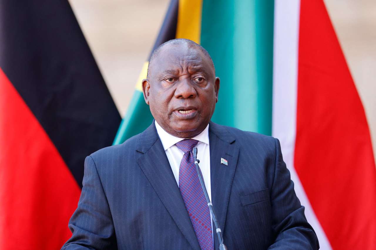 Le président de l'Afrique du Sud, Cyril Ramaphosa