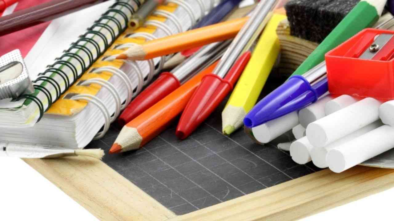 Fournitures scolaires 16.08.2022