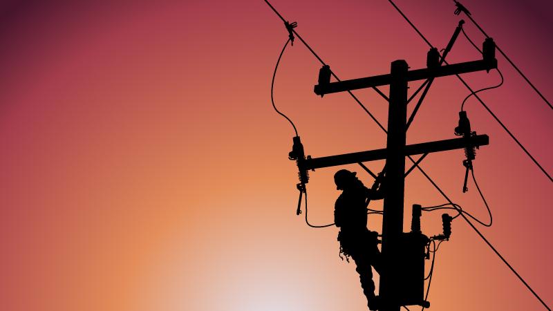 Equipes de dépannage électrique à l'oeuvre