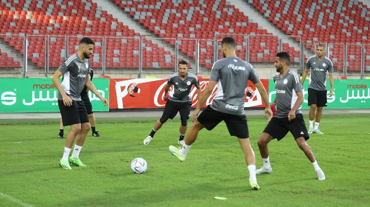 آخر حصة تدريبية للخضر قبل اللقاء الودي مع غينيا