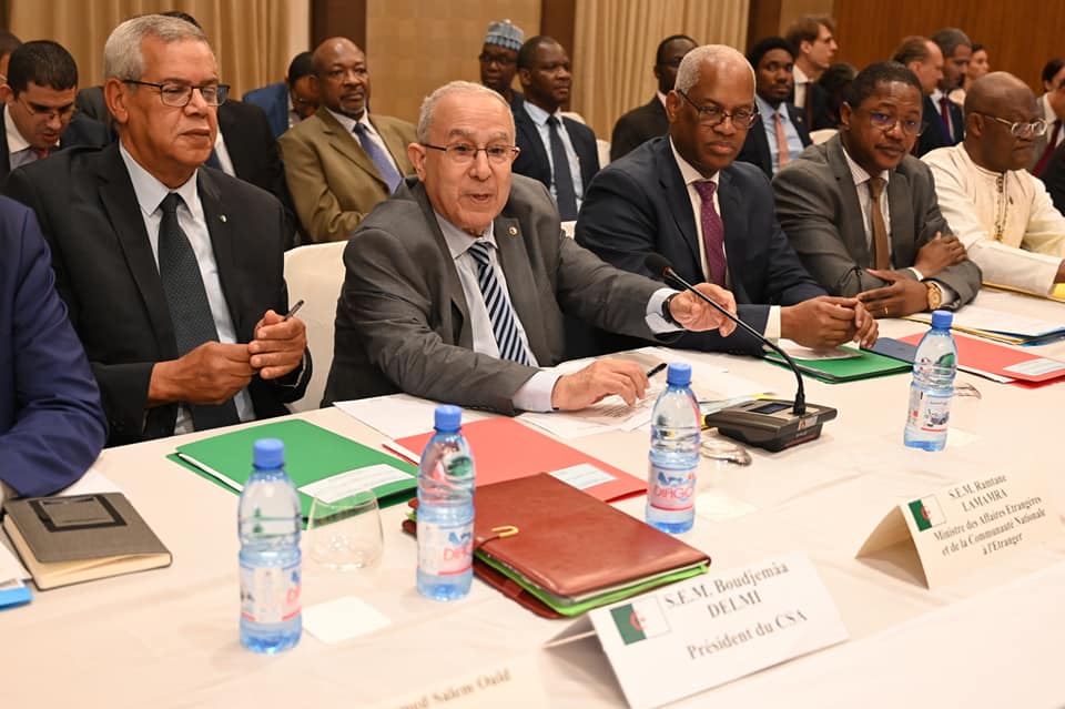 Réunion du CSA avec Ramtane Lamamra