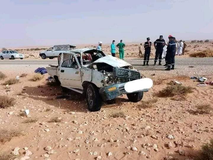 حادث مرور بولاية الجلفة