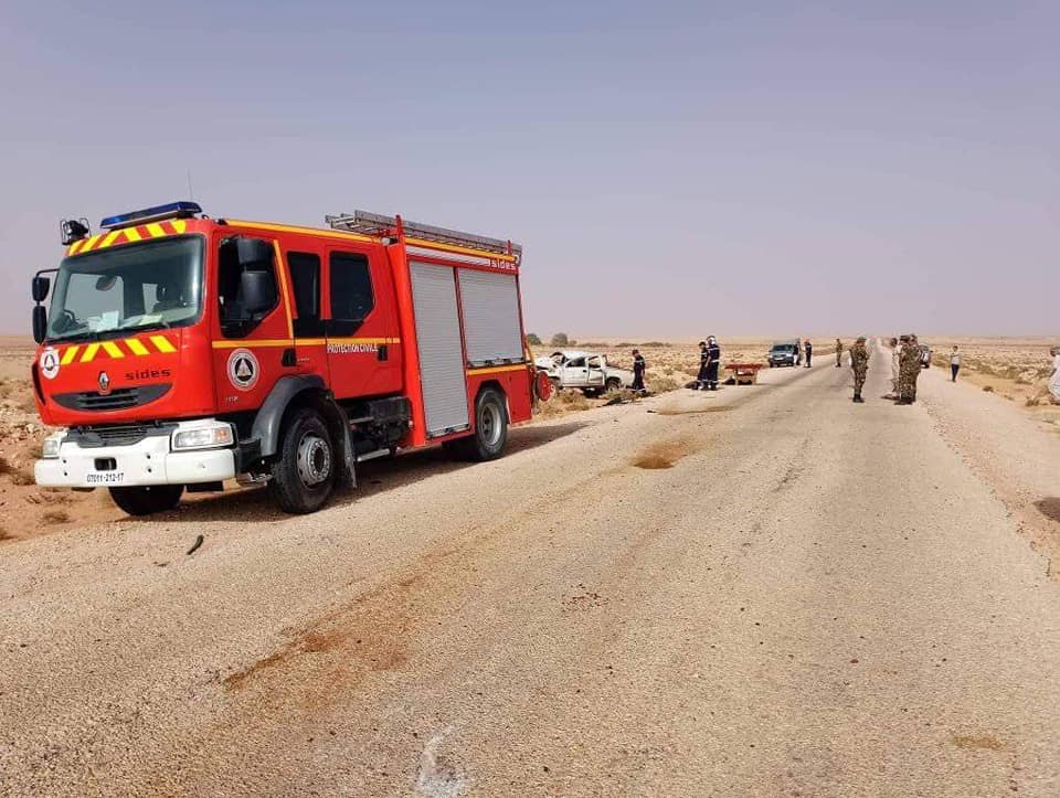 حادث مرور بالجلفة