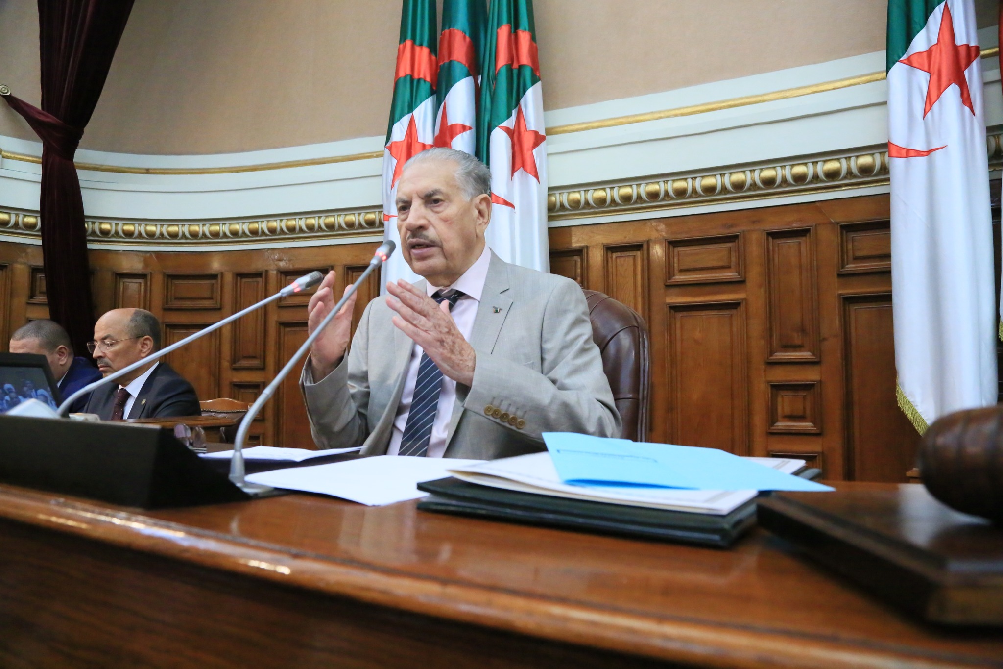 رئيس مجلس الأمة صالح قوجيل