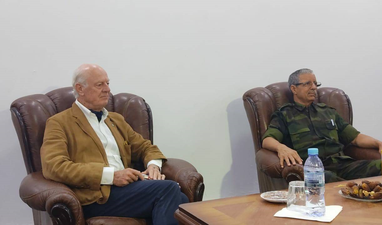 رئيس هيئة الأركان العامة لجيش التحرير الصحراوي مستقبلا دي ميستورا