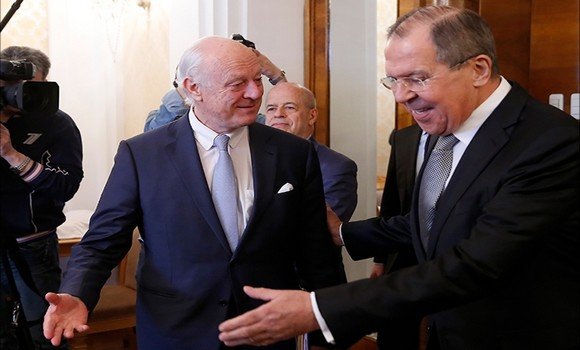 لافروف ودي مستورا