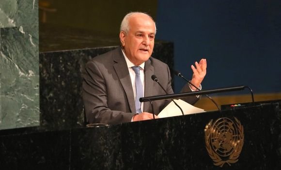 المندوب الفلسطيني رياض منصور