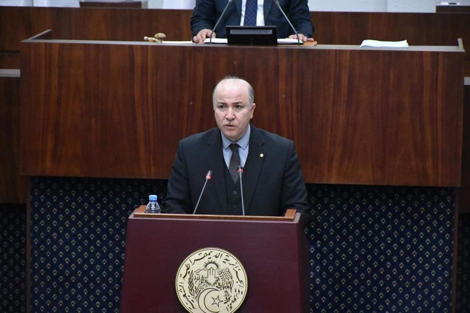 الوزير الأول -بيان السياسة العامة للحكومة-المجلس الشعبي الوطني