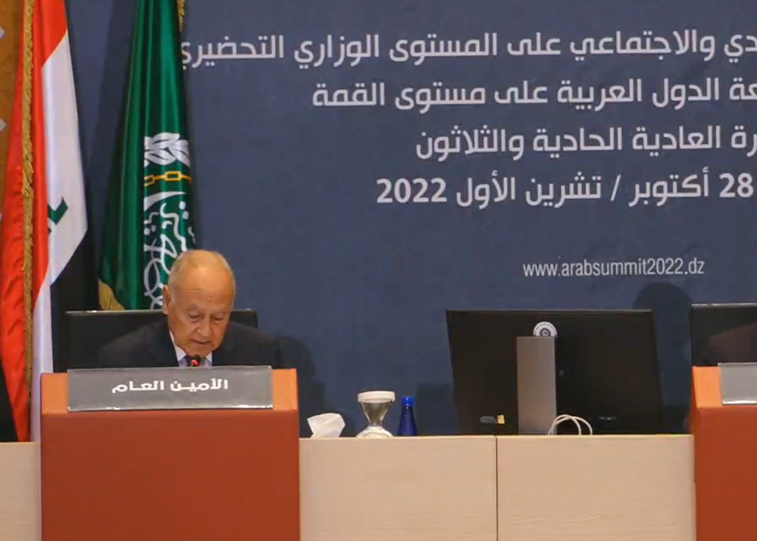 الأمين العام لجامعة الدول العربية أحمد أبو الغيط