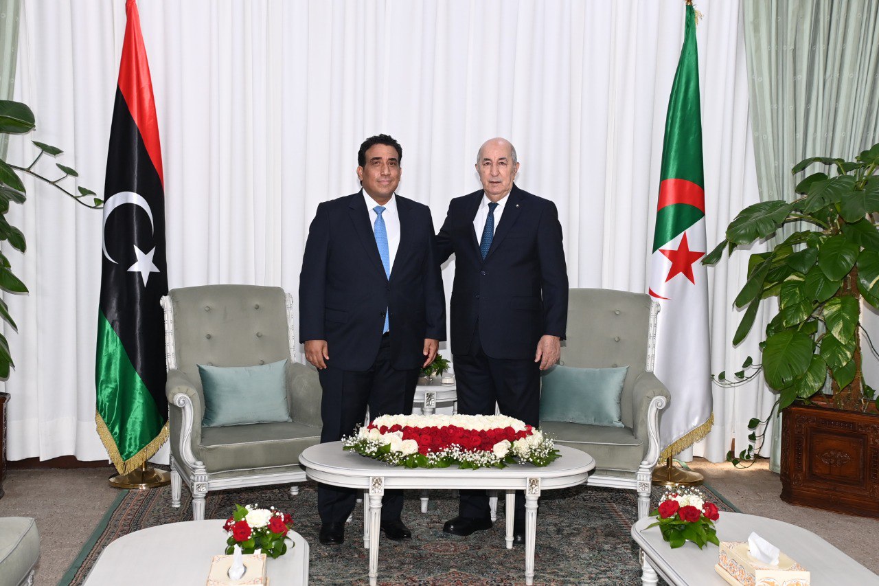 تبون-رئيس المجلس الرئاسية الليبي