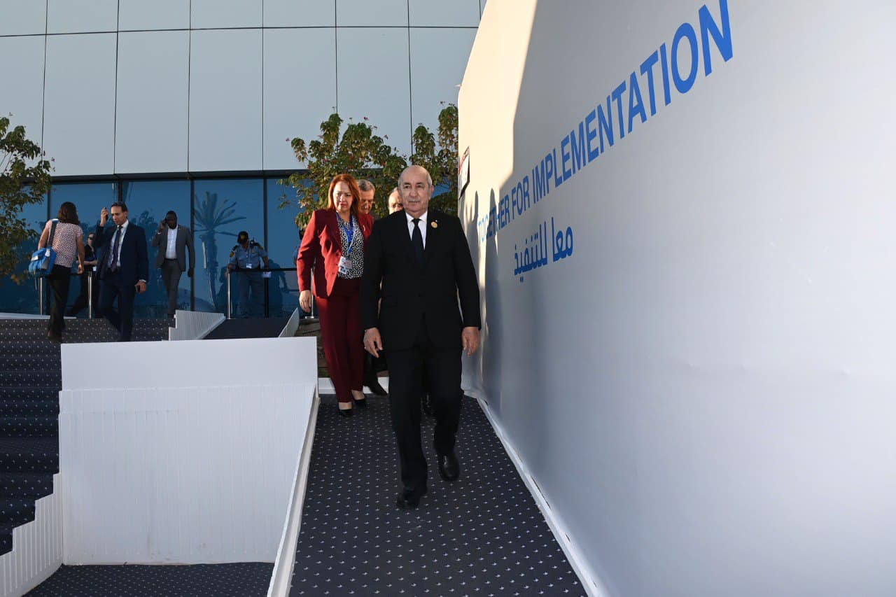 Tebboune COP27 Egypte