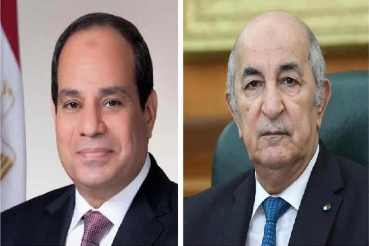 الرئيسان تبون والسيسي