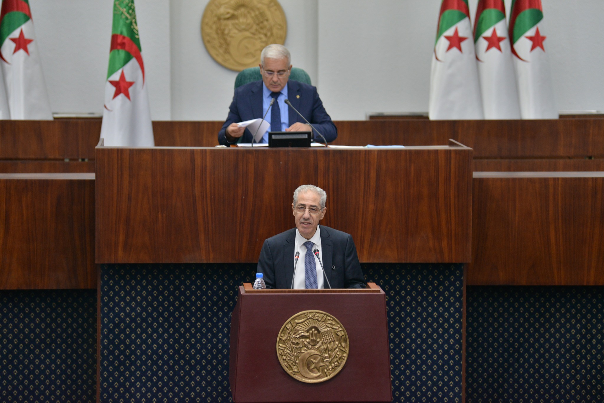 Le ministre des Finances présentant le PLF 2023 à l'APN