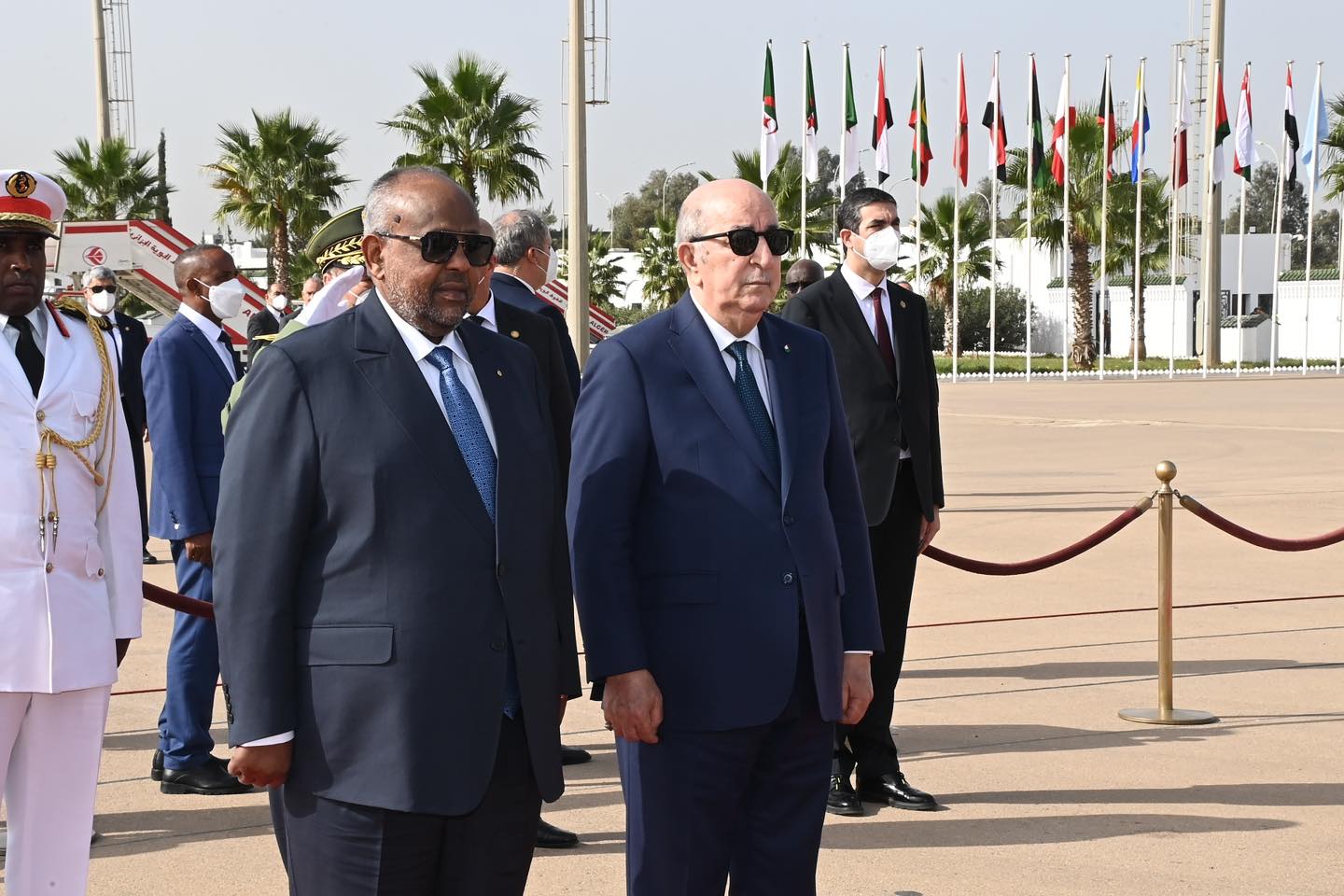 الرئيس تبون ورئيس جيبوتي