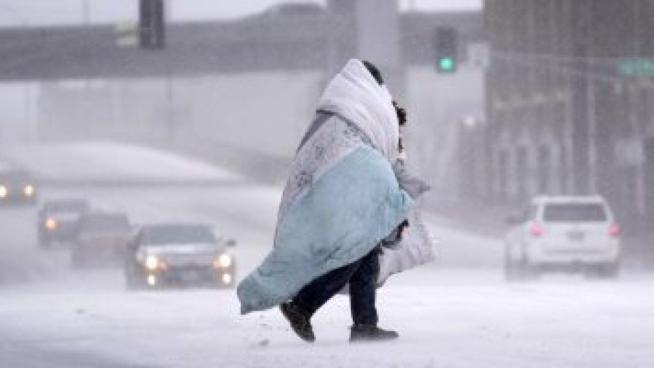 عاصفة شتوية أمريكية