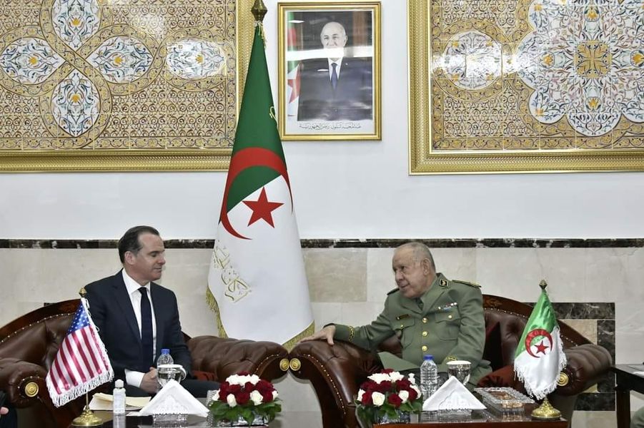 استقبال شنقريحة للمسؤول الأمني الأمريكي