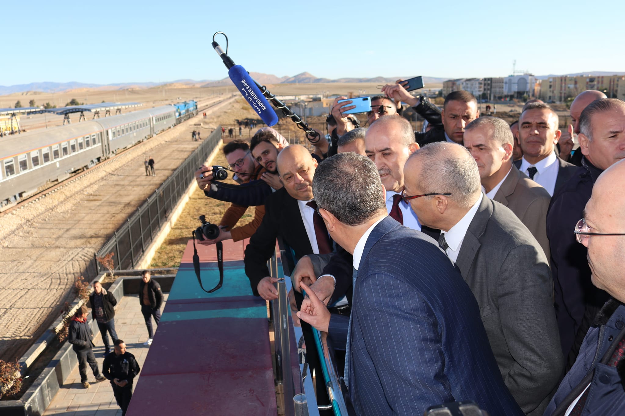 تدشين خط السكة الحديدية تيسمسيلت ـ بوغزول ـ المسيلة