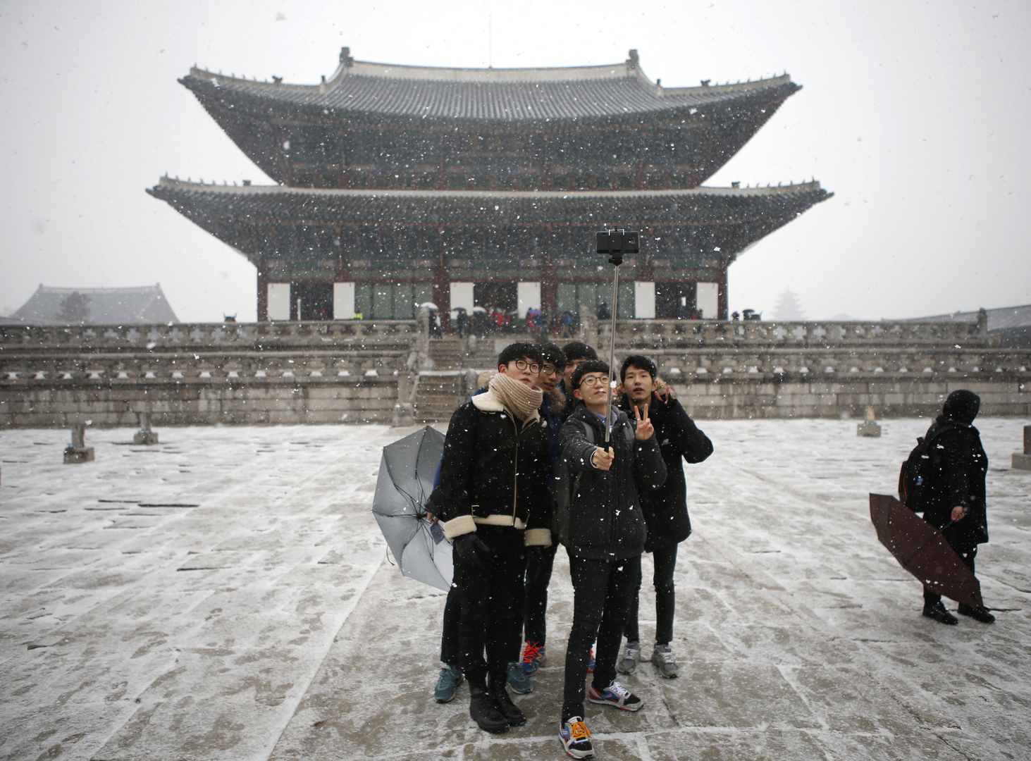 كوريا الجنوبية وموجة البرد