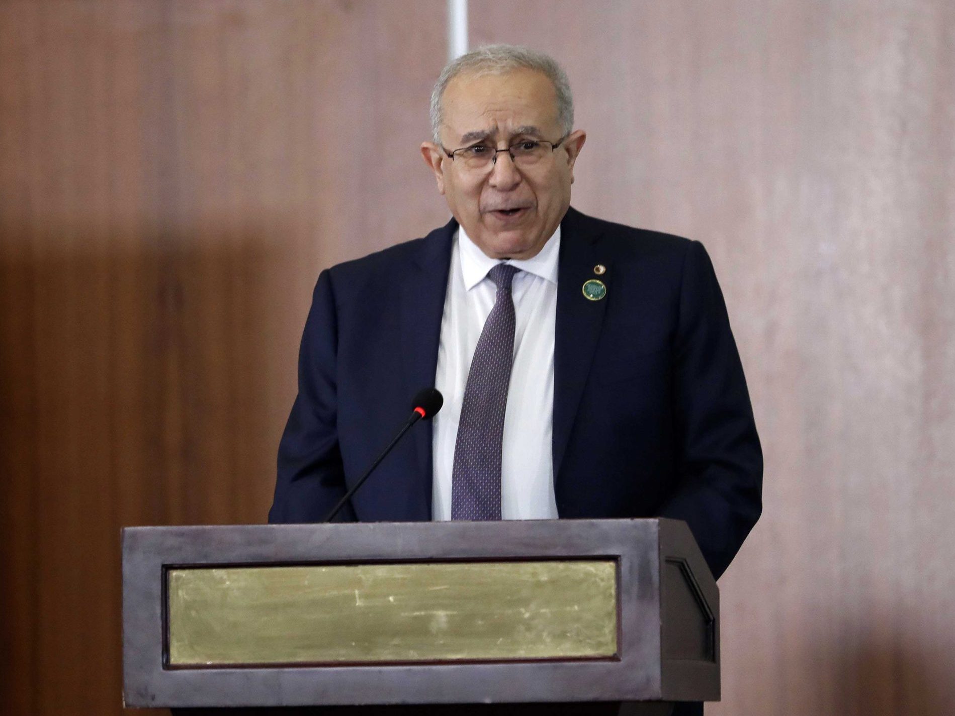 Ramtane Lamamra, ministre des Affaires étrangères et de la Communauté nationale à l'étranger