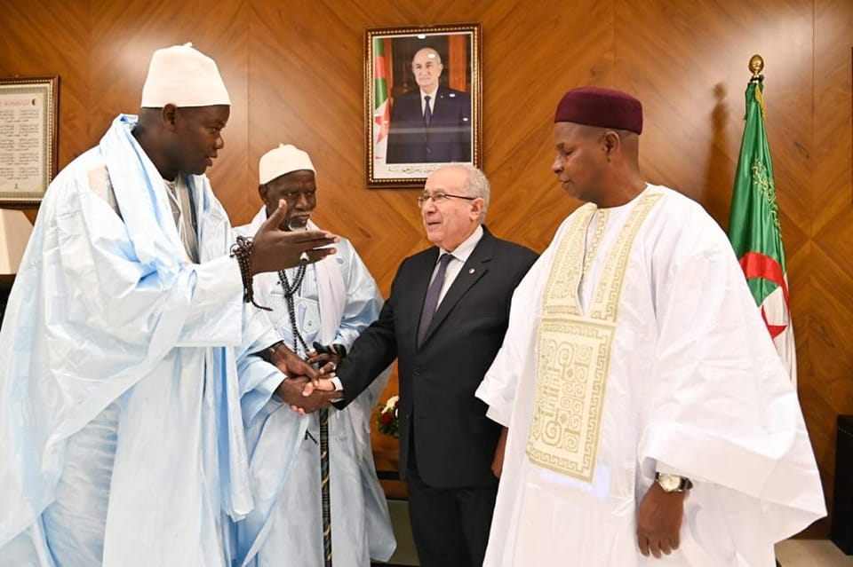 لعمامرة يستقبل خليفة الطريقة التيجانية الأحمدية في السنيغال