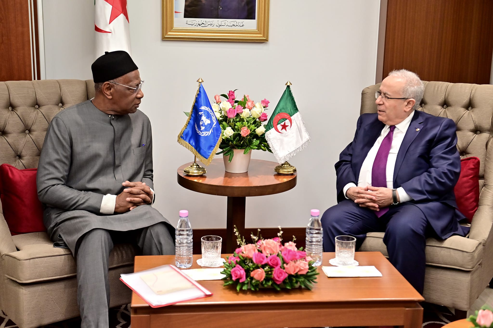 الجزائر-الأمم المتحدة-ليبيا