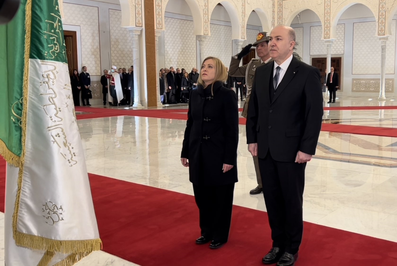 استقبال بن عبد الرحمان لميلوني