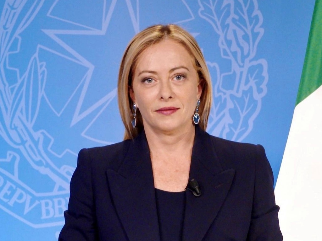 Giorgia Meloni, présidente du Conseil des ministres d'Italie