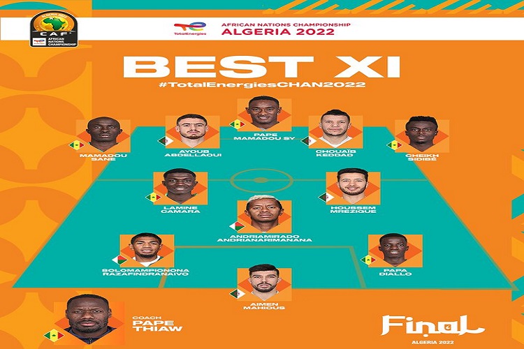 شان 2022: رباعي جزائري في التشكيلة المثالية