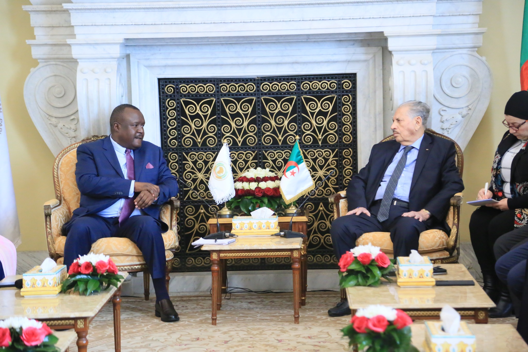 قوجيل يستقبل رئيس البرلمان الإفريقي