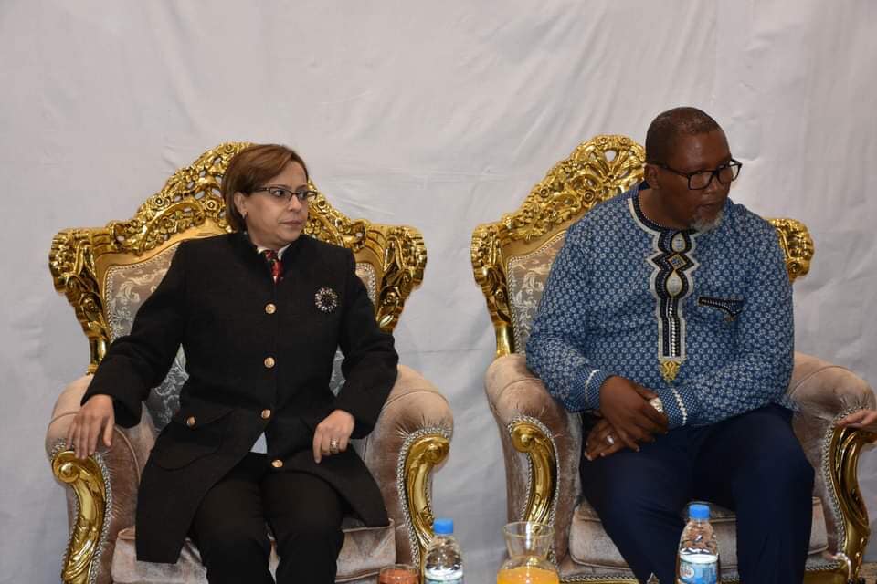 وزيرة التضامن رفقة حفيد نيسلون مانديلا