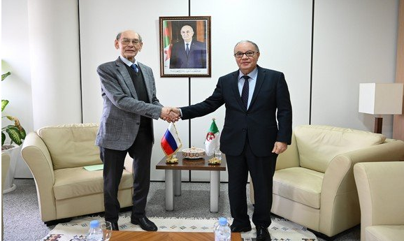 عمار بلاني رفقة سفير فيدرالية روسيا