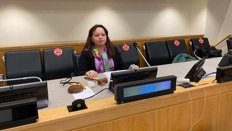 الممثلة الدائمة للجزائر لدى الأمم المتحدة بفيينا، فوزية بومعيزة مباركي