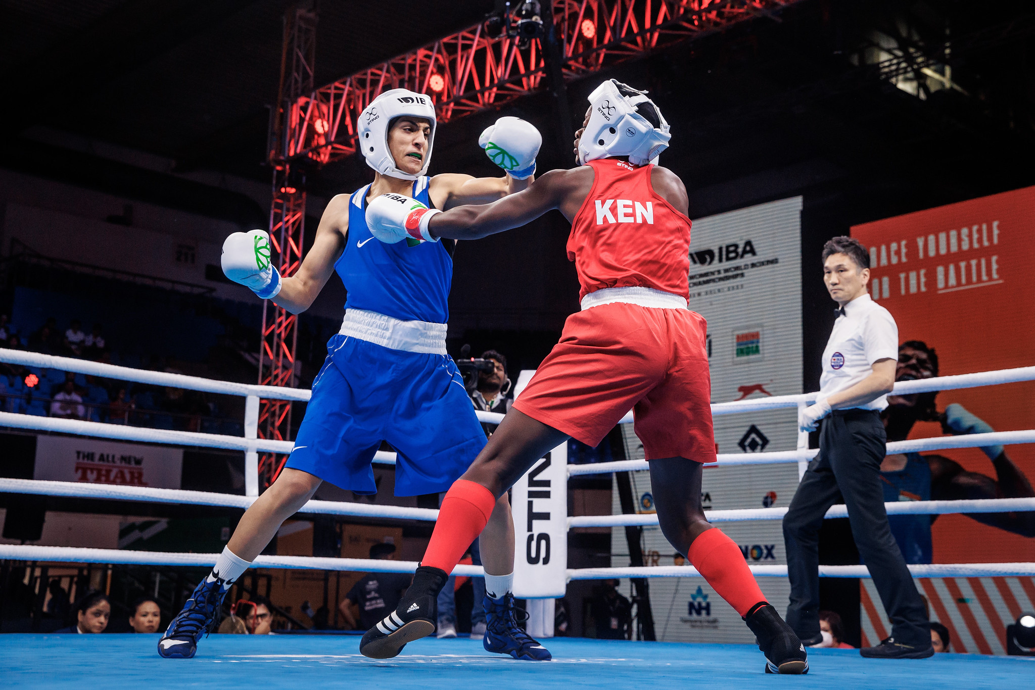 Imane Khelif dans ses œuvres