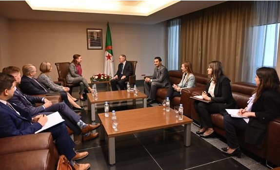 بلاني يستقبل مديرة المركز الفنلندي للوساطة كاتيا أهلفورز