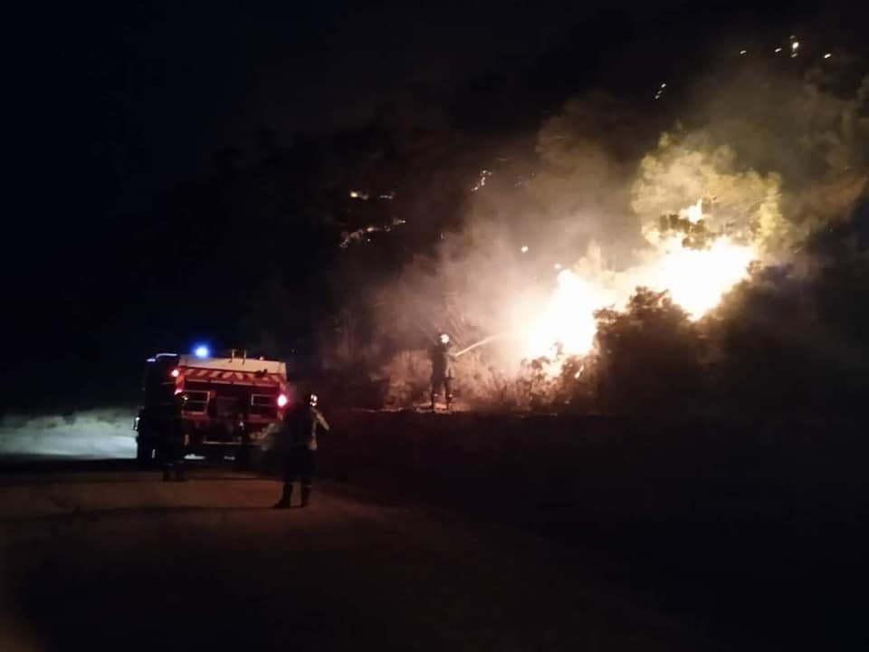 نشوب حريق بغابة سيدي مروان بالشلف