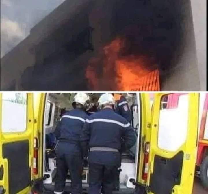 حريق تقرت