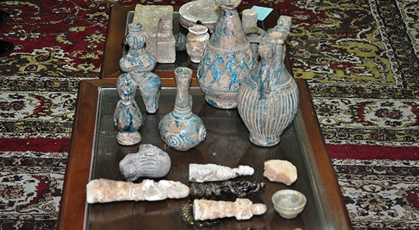 قطع أثرية مكتشفة بموقعي عين بوشريط وتيغنيف تعرض لأول مرة بمتحف الباردو