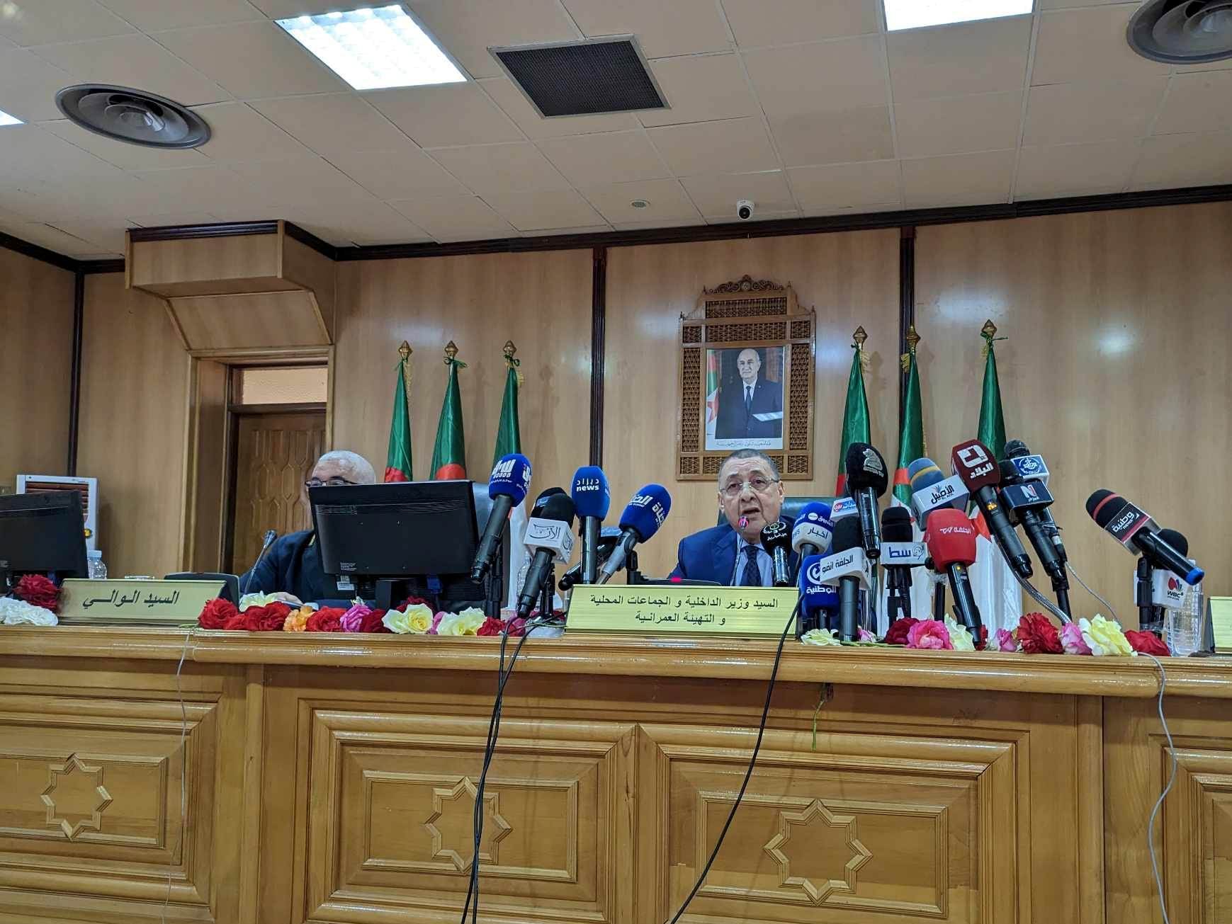 Brahim Merad, ministre de l'Intérieur