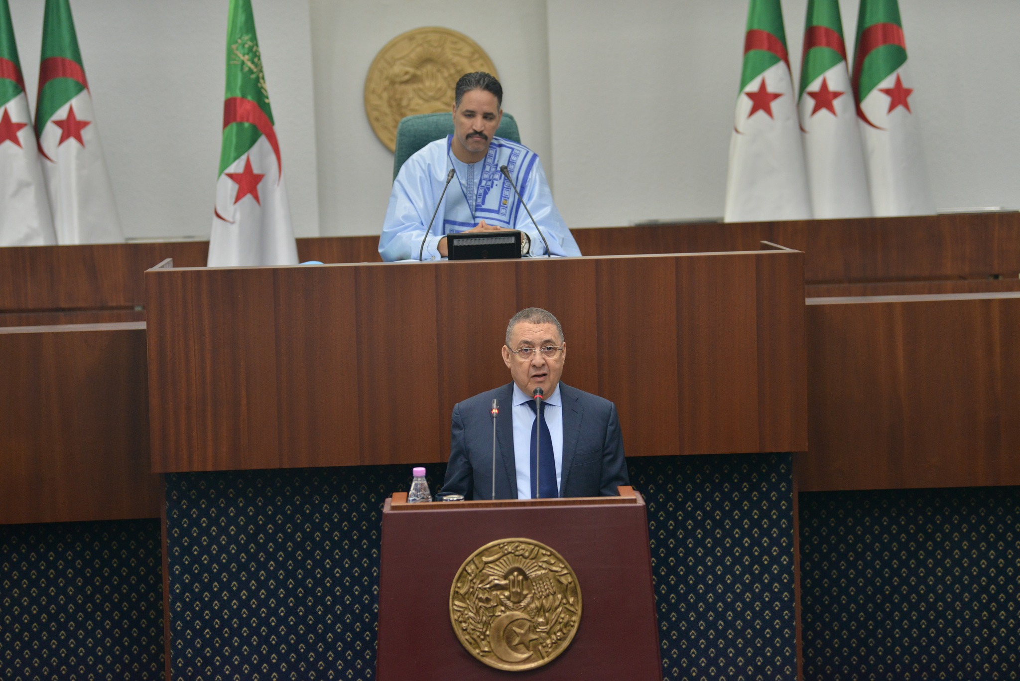 Brahim Merad, ministre de l'Intérieur, des collectivités locales et de l'aménagement du territoire