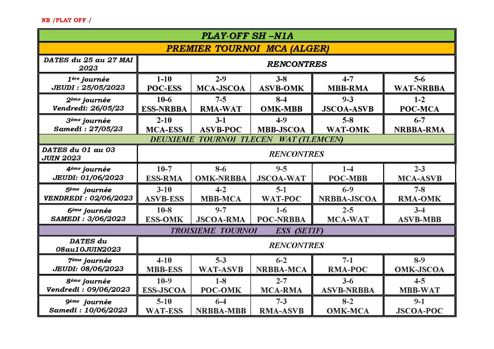 Volleyball Algérie