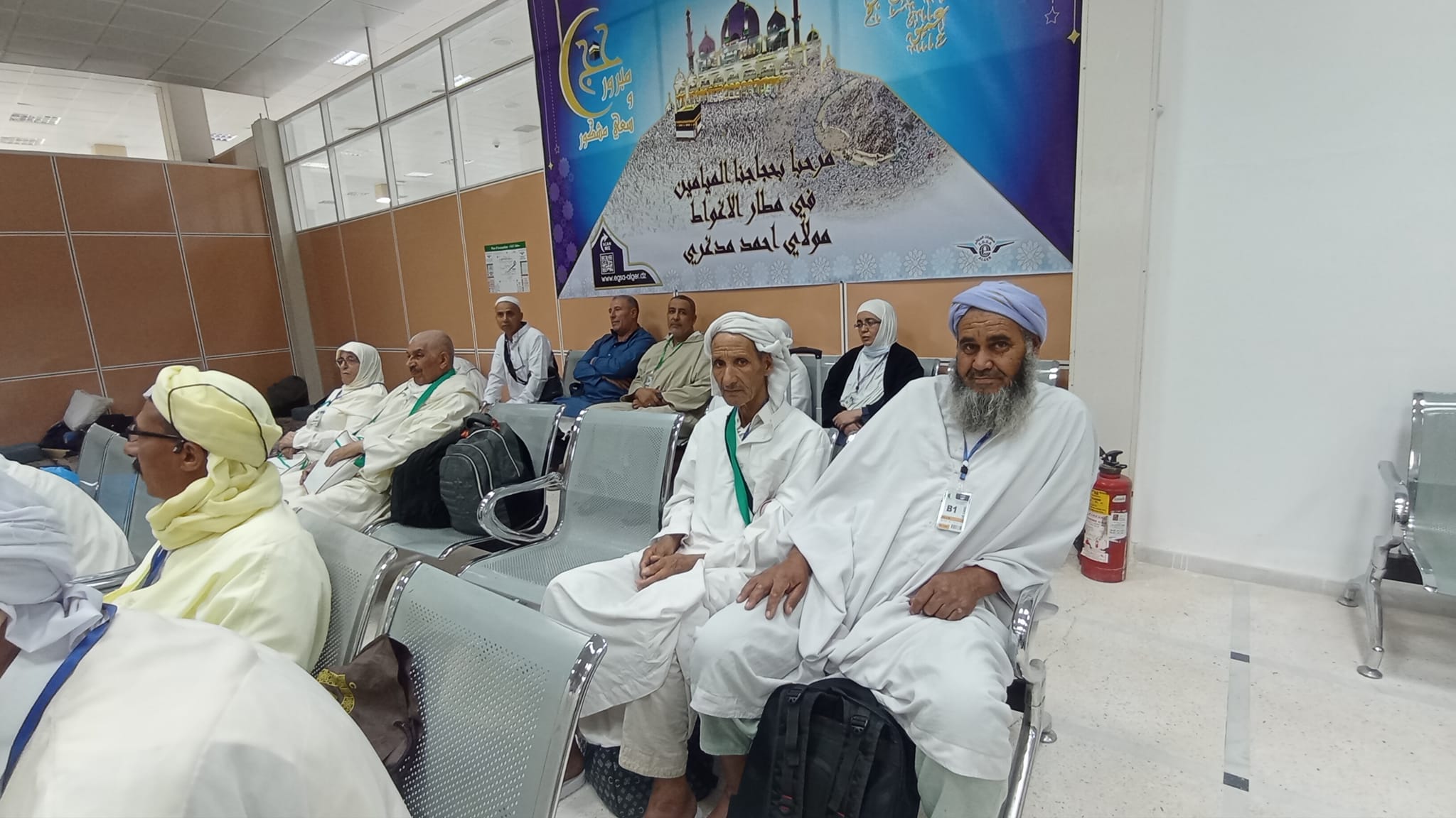 مغادرة أول فوج من الحجاج بمطار أحمد مدغري بالأغواط