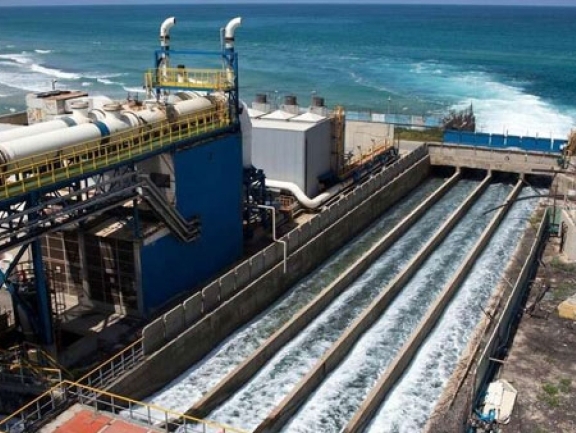 محطة قورصو  تصفية مياه البحر